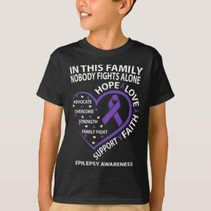In deze familie vecht niemand tegen epilepsie t-shirt