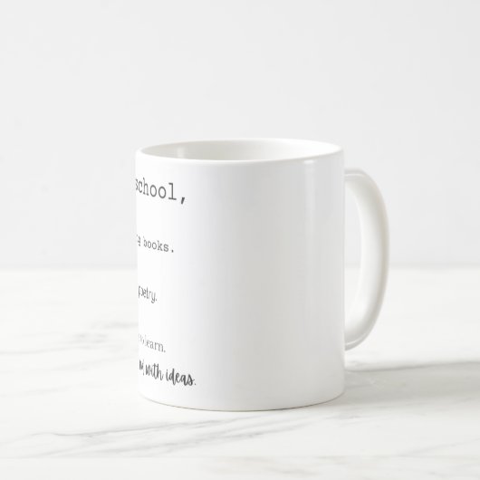 "In deze Homeschool" Charlotte Mason mok (Voorkant rechts)