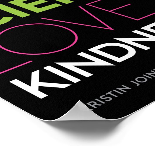 In deze kerk... Kindheid is alles teken Poster (Hoek)