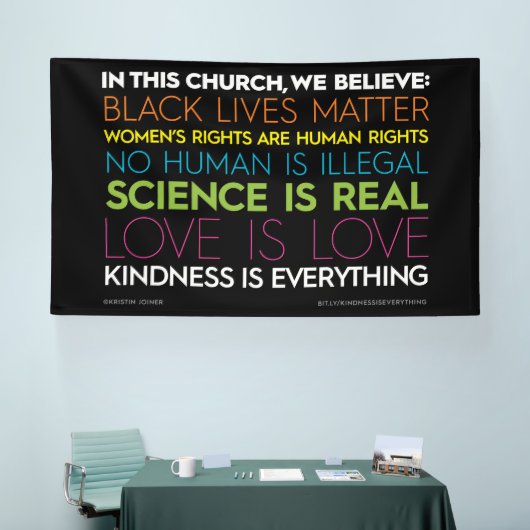 In deze kerk staat KIE Banner (Beurs)