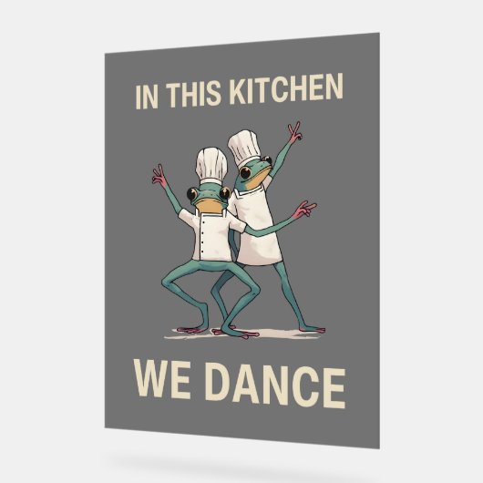 In deze keuken dansen we acryl bord (Hoek)