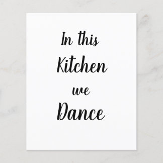 In deze Keuken dansen we een bord voor kleine ontw