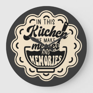 In deze keuken maken we messen en herinneringen grote klok