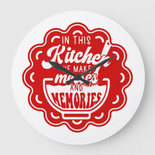 In deze keuken maken we messen en herinneringen grote klok