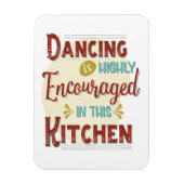 In deze keuken wordt het dansen sterk aangemoedigd magneet (Verticaal)