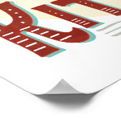 In deze keuken wordt het dansen sterk aangemoedigd poster (Hoek)