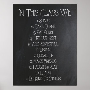 In deze klasse... poster