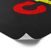 In deze klassenregels poster (Hoek)