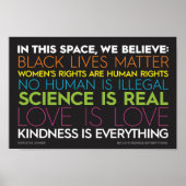 In deze ruimte... Kindheid is alles teken Poster (Voorkant)