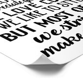 In deze salon regels poster (Hoek)