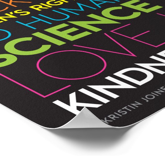 In deze school... Kindheid is alles teken Poster (Hoek)