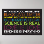 In deze school... Kindheid is alles teken Poster (Voorkant)