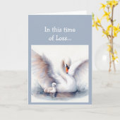 In deze tijd van verlies, Schrift geeft troost Swa Kaart (Gele Bloem)