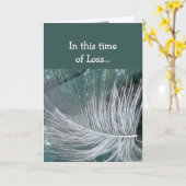 In deze tijd van verlies, Schrift Gods vrede Kaart (Gele Bloem)