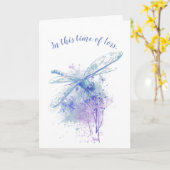 In deze tijd van verlies, Schriftcomfort Kaart (Gele Bloem)