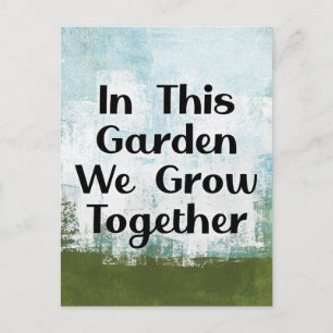 In deze tuin kweken we Briefkaart