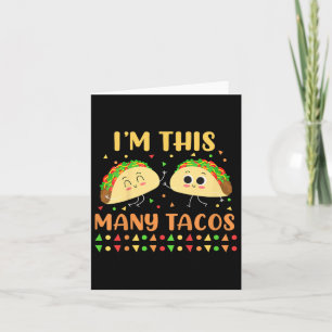 In deze vele Taco's tweede verjaardagsfeest Cinco  Kaart