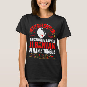 In deze wereld als alledaagse Albanese vrouwen ton T-shirt