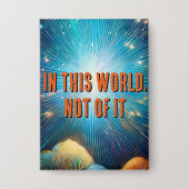 In Deze Wereld Button (Voorkant)