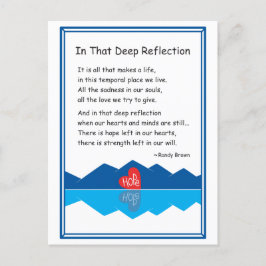 In die diepe reflectie 2_ briefkaart