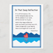 In die diepe reflectie 2_ briefkaart (Voorkant)