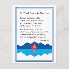 In die diepe reflectie 2_ briefkaart