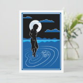 In die diepe reflectie 3_Flat Card 5"x7" Aankondiging (Staand voorkant)