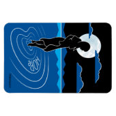 In die diepe reflectie_4"x6" Flexibele magneet (Horizontaal)