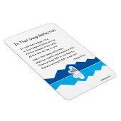 In die diepe reflectie_4"x6" Flexibele magneet (Rechterzijde)