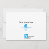 In die diepe reflectie_platte kaart 7"x5" (Achterkant)