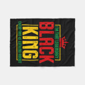 In die legendarische zwarte koning Afro-Amerikaans Fleece Deken (Voorkant (Horizontaal))