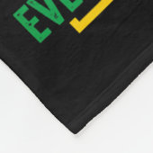 In die legendarische zwarte koning Afro-Amerikaans Fleece Deken (Hoek)