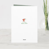 In diepe sympathie Waterverf Vreedzame Vogels Kaart (Achterkant)