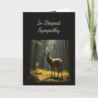 In Diepste Sympathie Hert Herten Bos Natuur