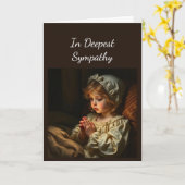 In diepste sympathie het sturen van liefde en gebe kaart (Gele Bloem)