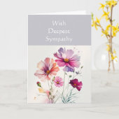 In diepste sympathie tuin bloem kosmos kaart (Gele Bloem)
