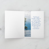 In diepste sympathie wolken boven Lake Tree Mounta Kaart (Binnen)