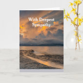 In diepste sympathie wolken boven Lake Wilderness Kaart (Gele Bloem)