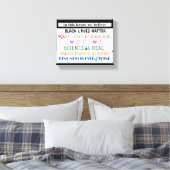 In dit huis geloven we... canvas print. (Insitu (Slaapkamer))