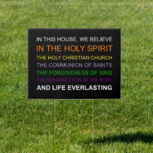 In dit huis geloven we dat teken