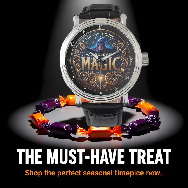 In dit huis geloven we in magie horloge (Creator heeft geüpload)