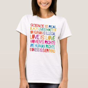 In dit huis geloven we: Mensenrechten en gelijkhei T-shirt