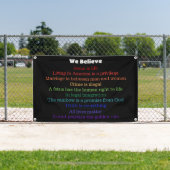 In dit huis geloven we Republiek Spandoek (Insitu)