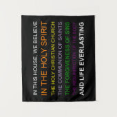 In dit huis geloven we wandkleed (Voorkant)