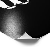 In dit huis hebben we blauw geblazen. foto afdruk (Hoek)