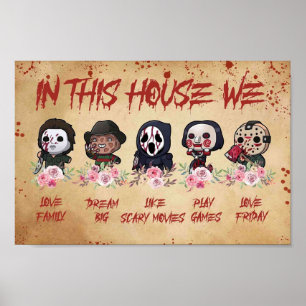 In dit Huis houden we van familie dromen groot als Poster