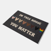 In dit Huis is het belangrijk dat je hartsignalen Deurmat (Schuin)