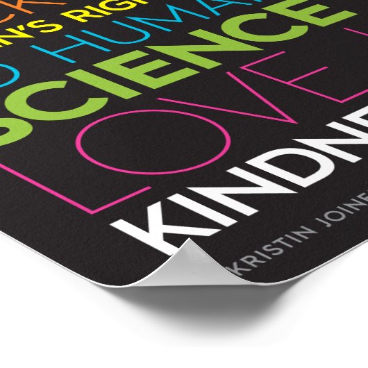 In dit klaslokaal... Kindheid is alles teken Poster (Hoek)