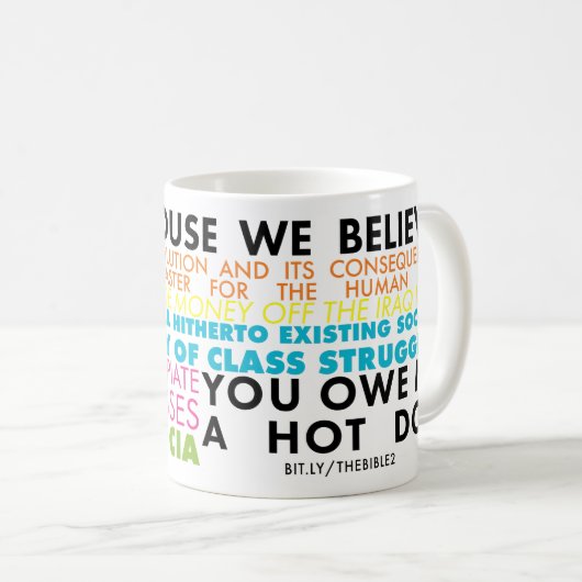 In dit Parlement geloven wij Mok (Voorkant rechts)