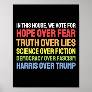 In dit Parlement stemmen we voor hoop boven angst  Poster
